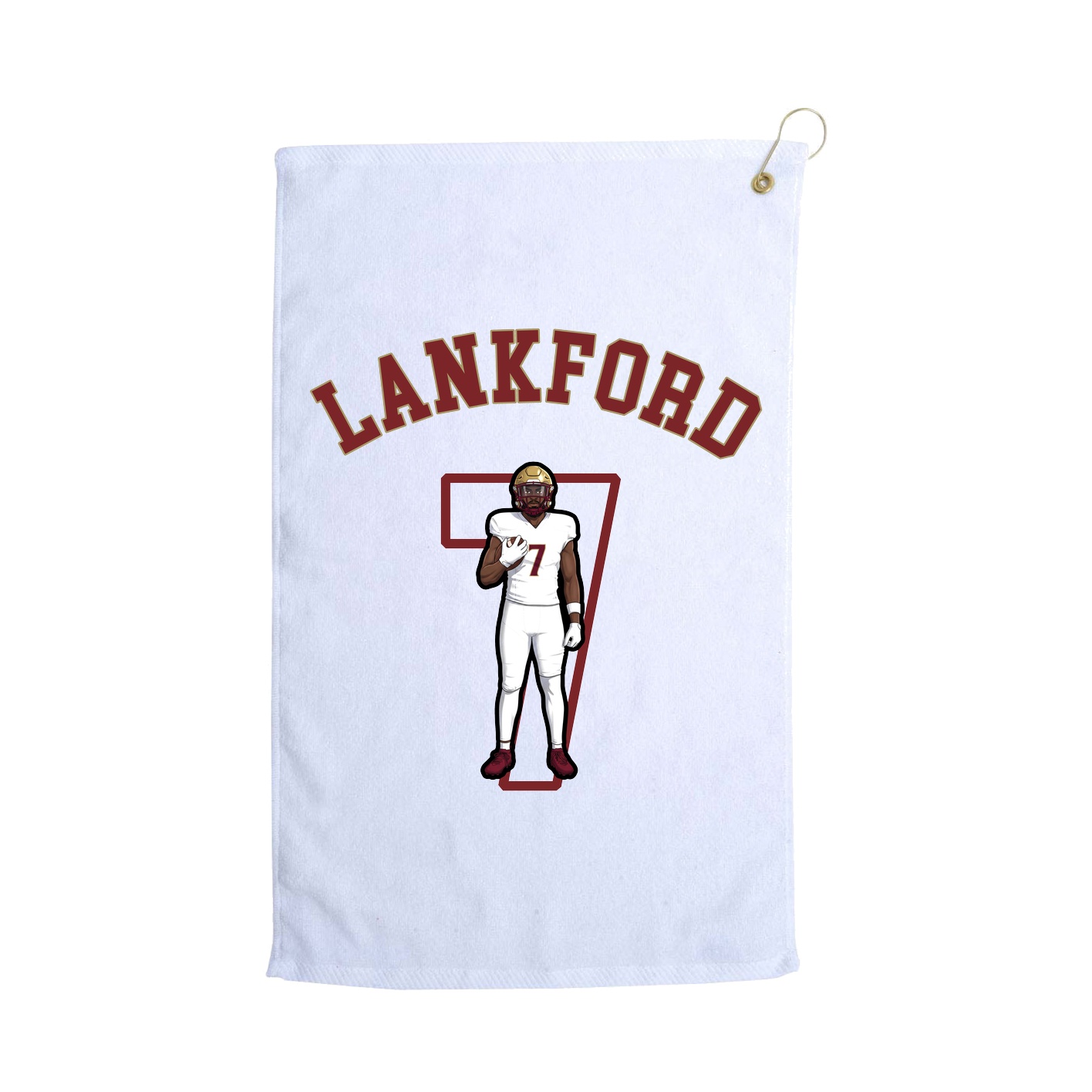 Golf Towel — Shirsey Arch in White