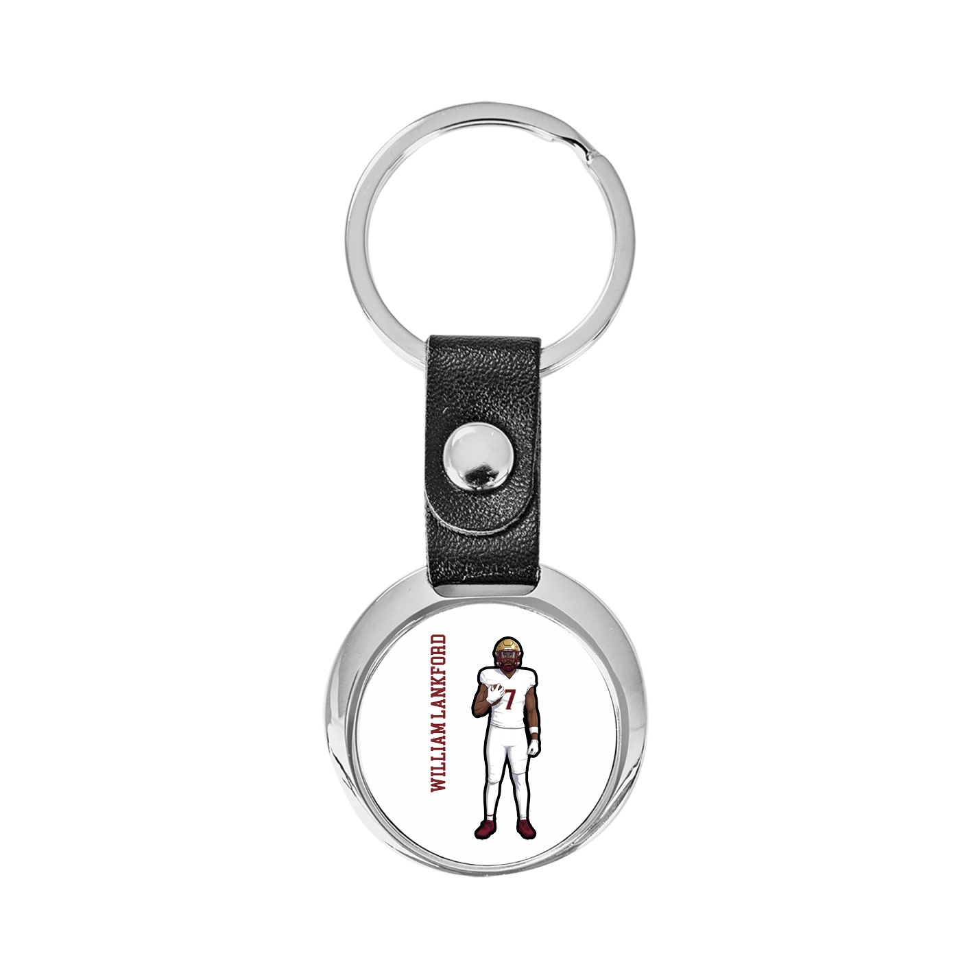 Key Chain — Name Vertical in Classic