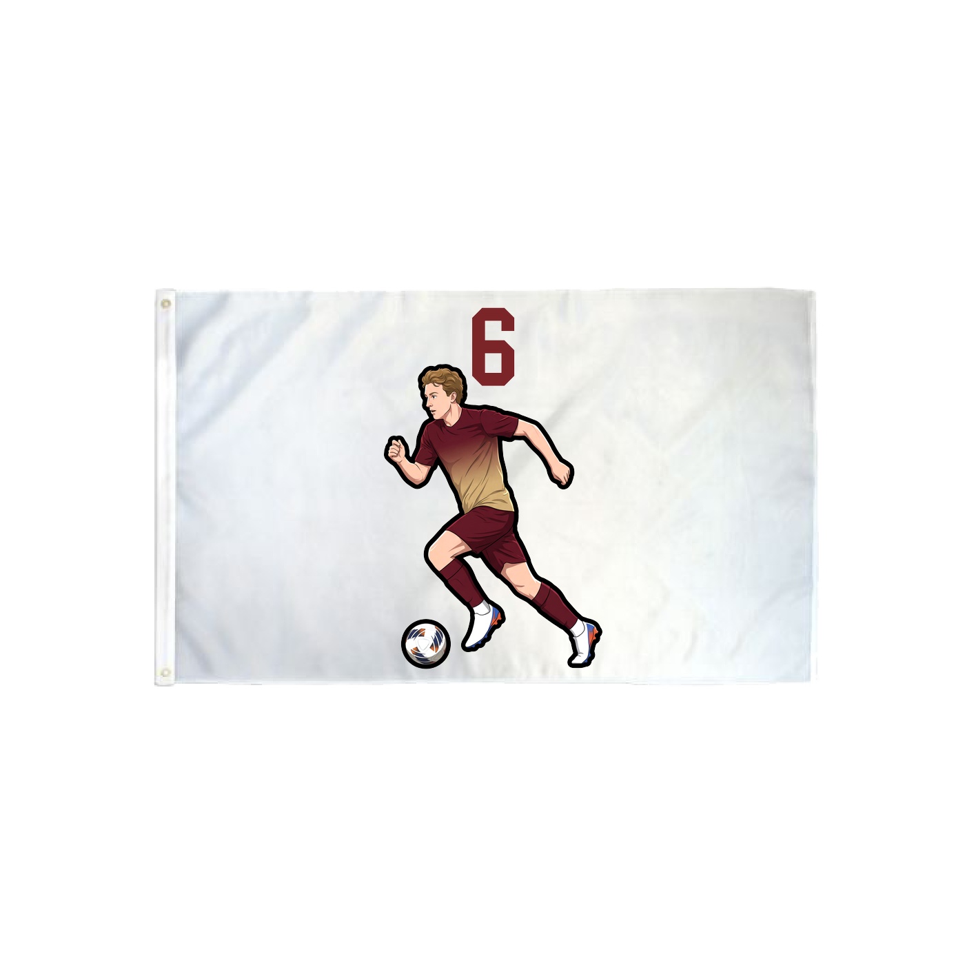 3x5 Flag — Number Top in Classic