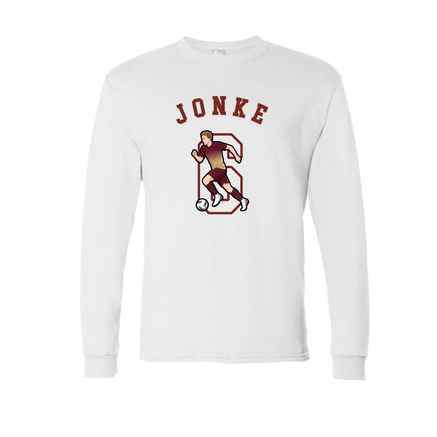 Long Sleeve Tee — Shirsey Arch in White