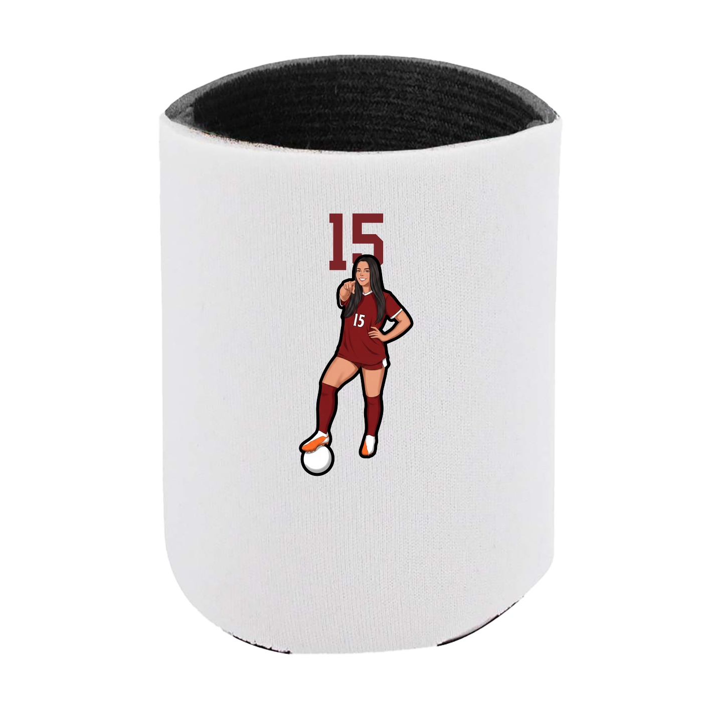 Can Holder — Number Top in White