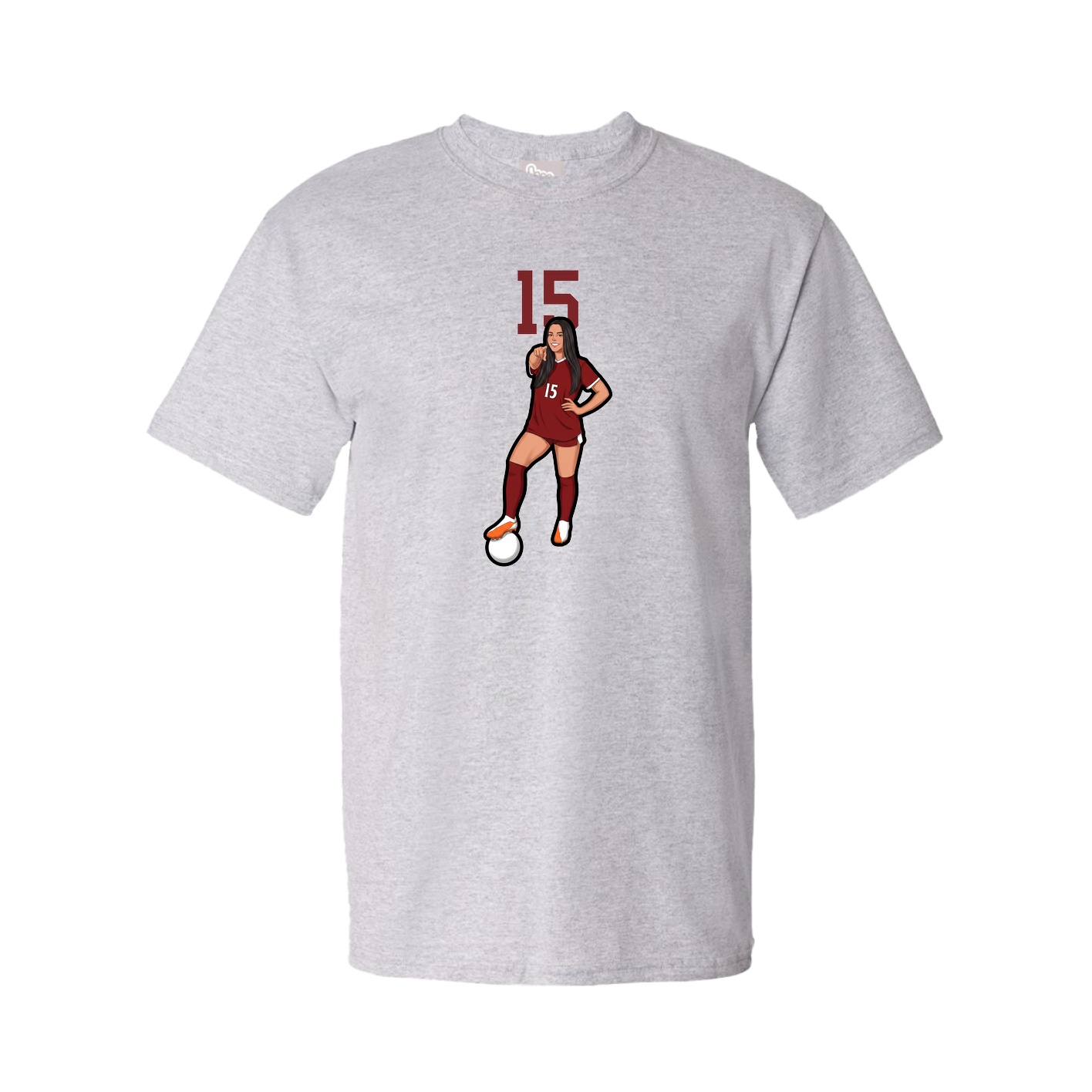 Tee — Number Top in Grey