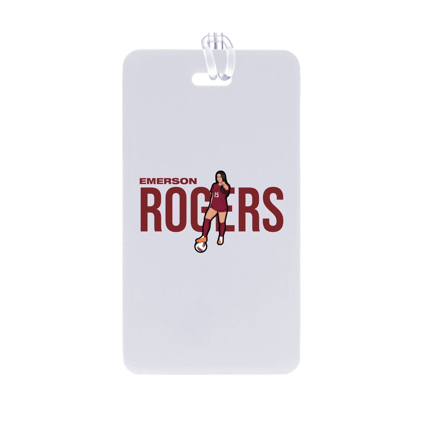 Bag Tag — Player Name in Classic