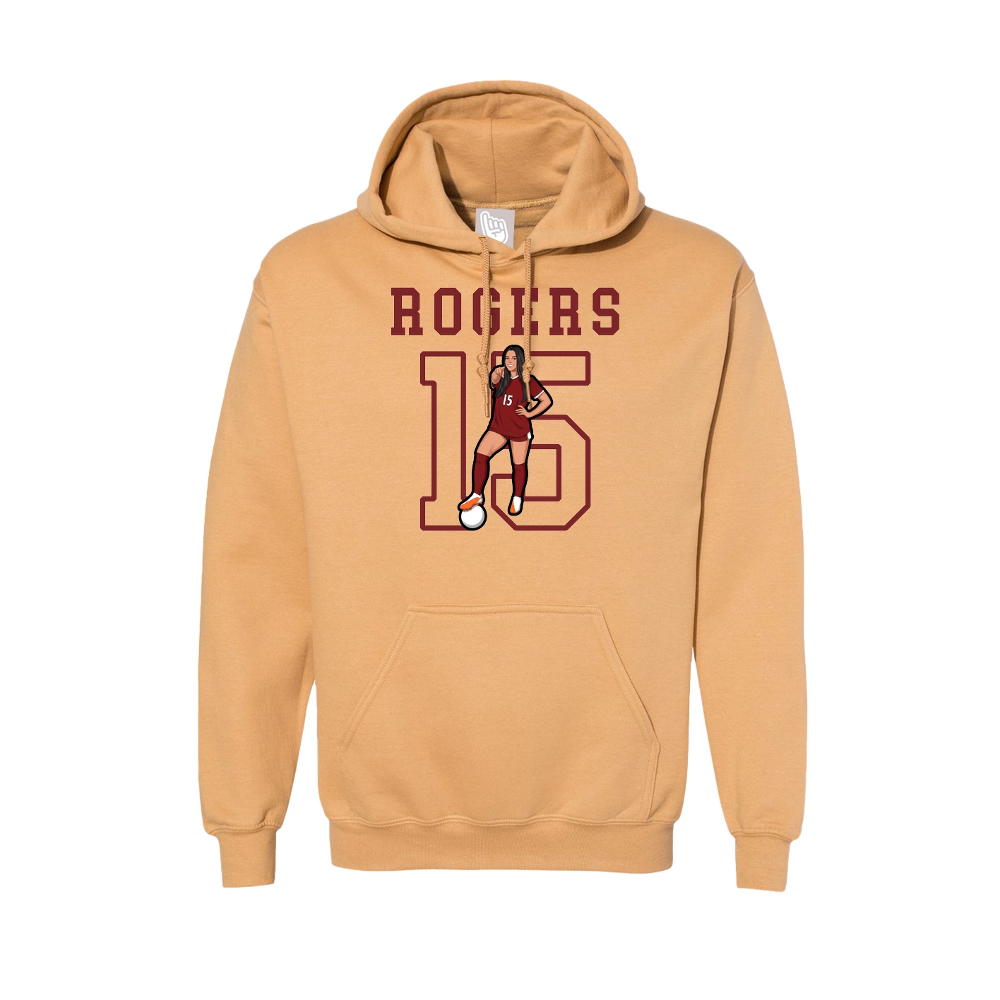 Hoodie — Shirsey in Vegas Gold