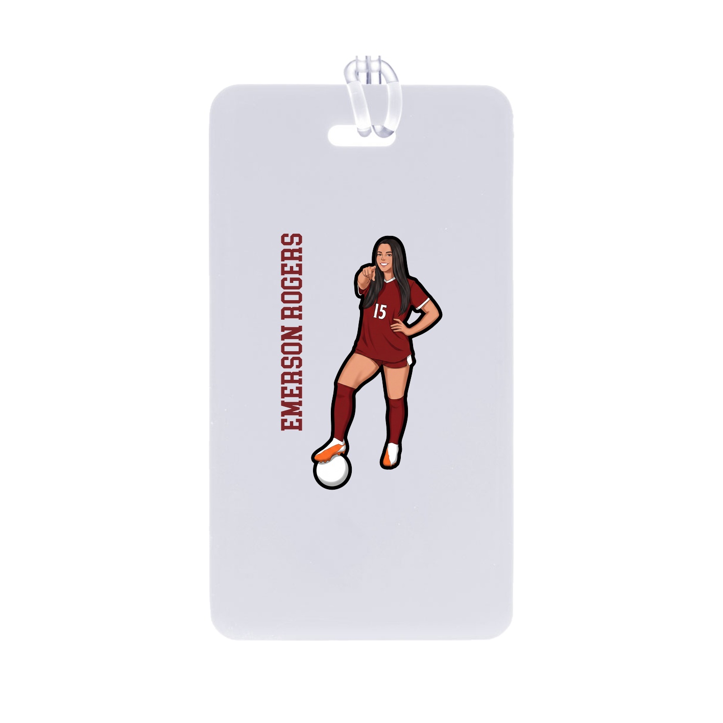 Bag Tag — Name Vertical in Classic
