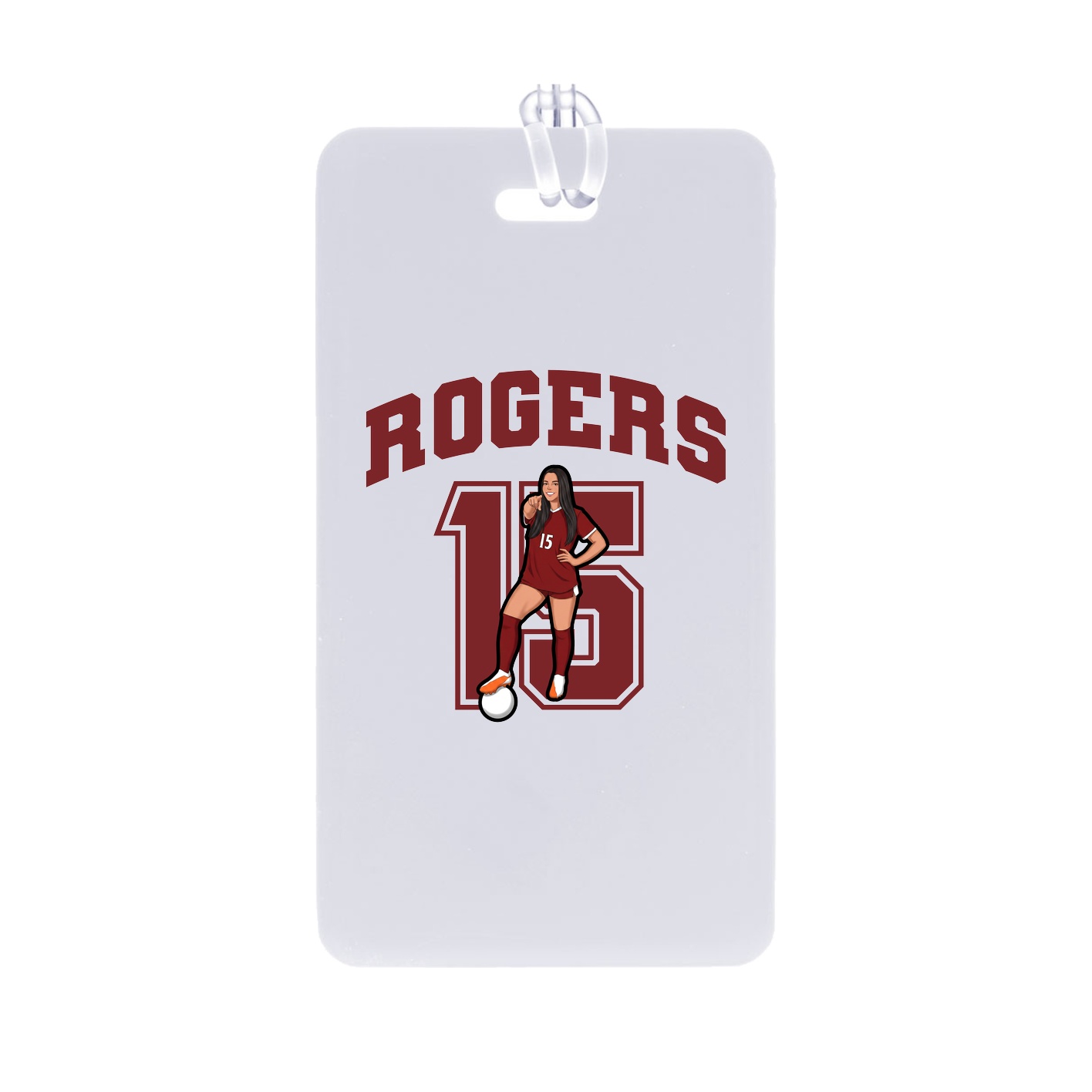 Bag Tag — Number in Classic
