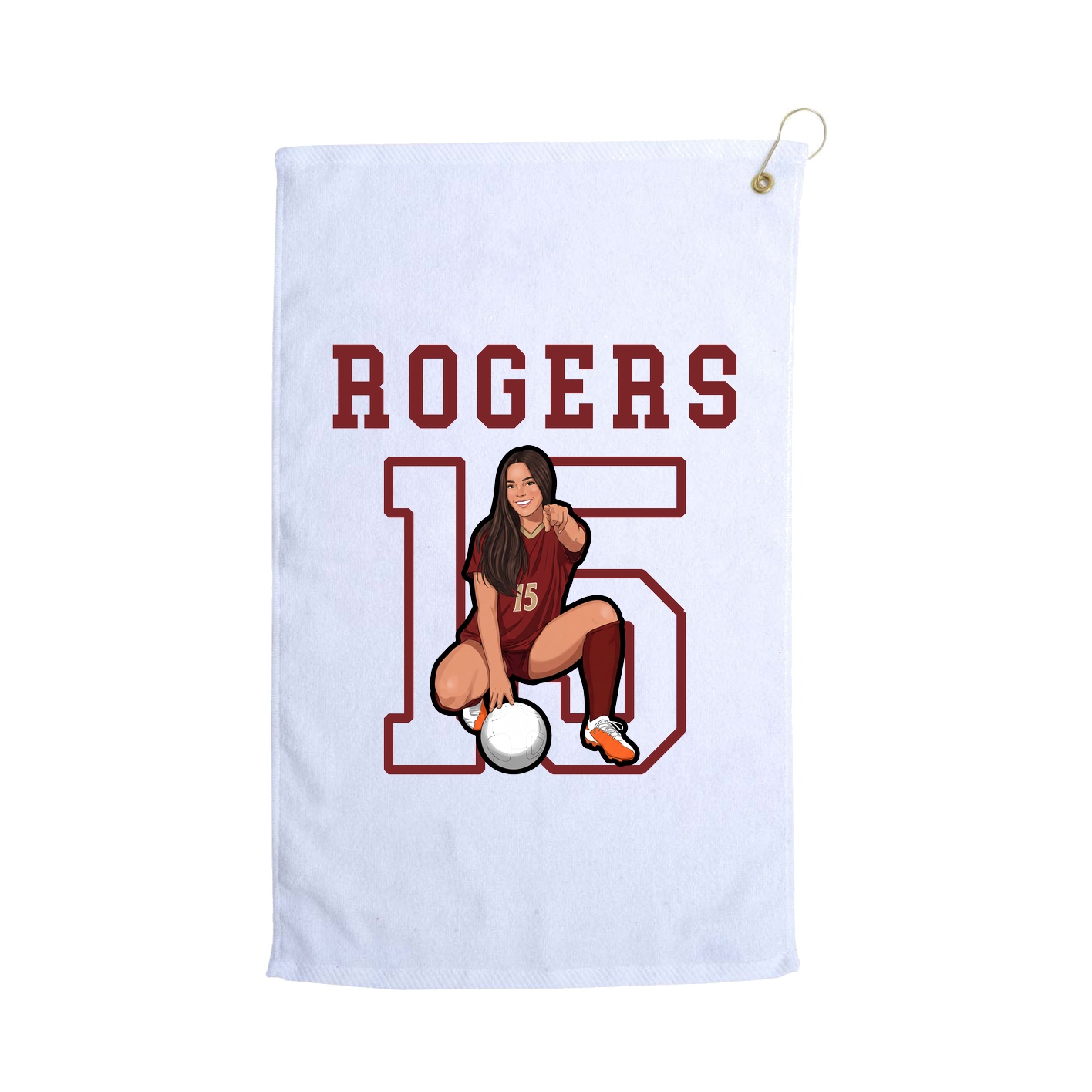 Golf Towel — Shirsey in White