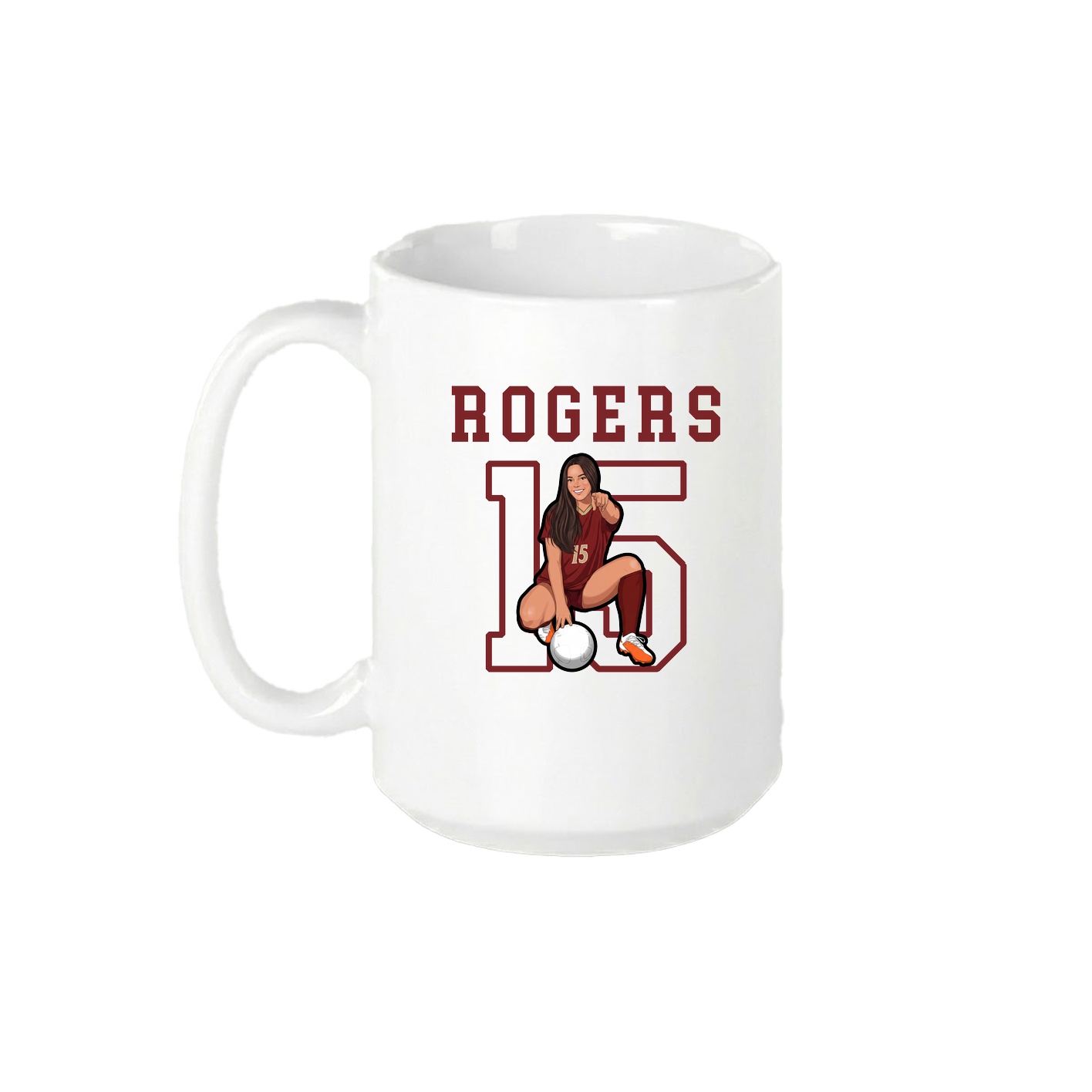 15oz Coffee Mug — Shirsey in White