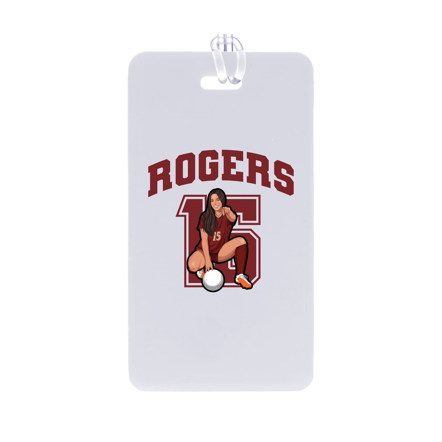 Bag Tag — Number in Classic