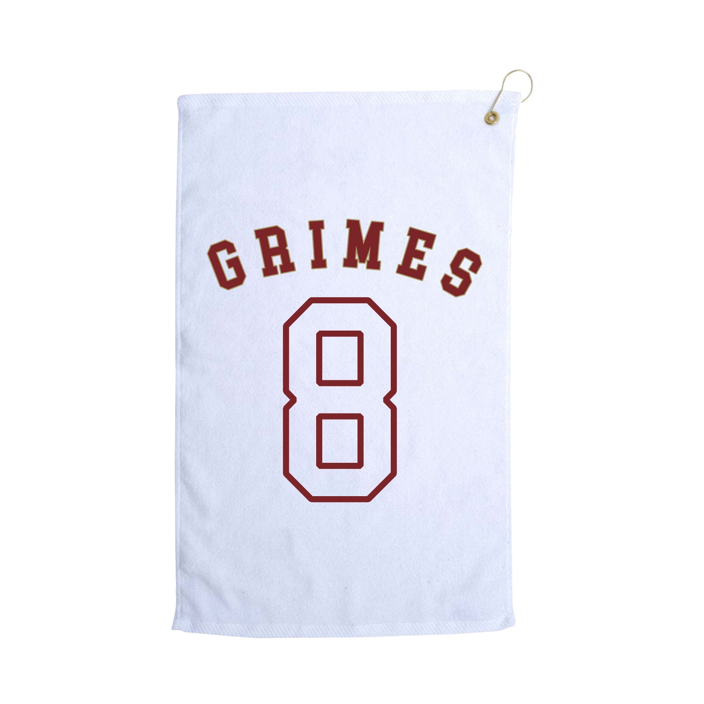 Golf Towel — Shirsey Arch in White