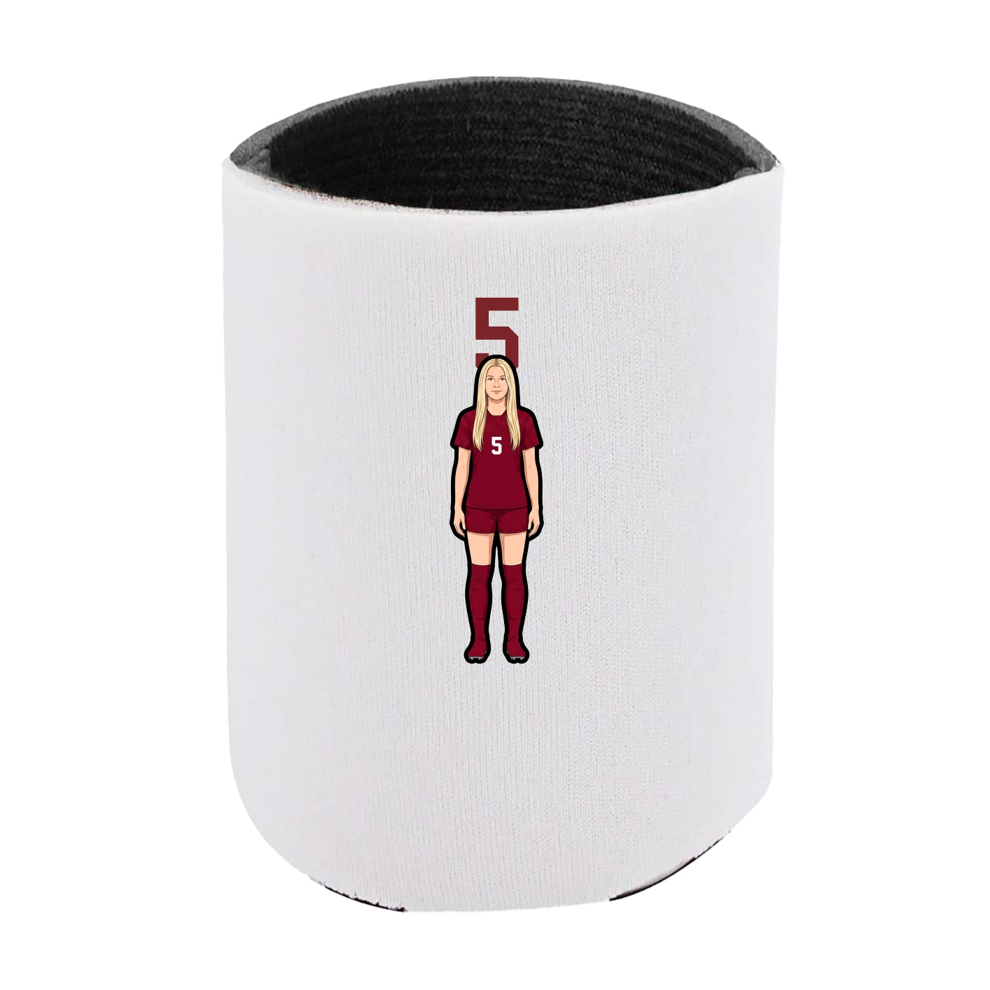 Can Holder — Number Top in White