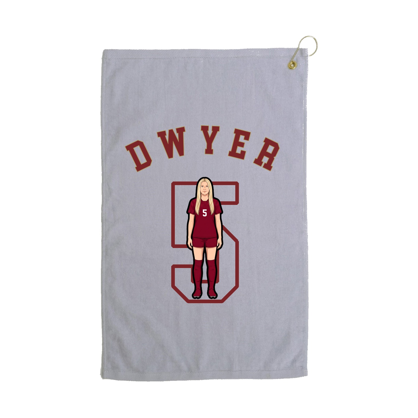 Golf Towel — Shirsey Arch in Grey