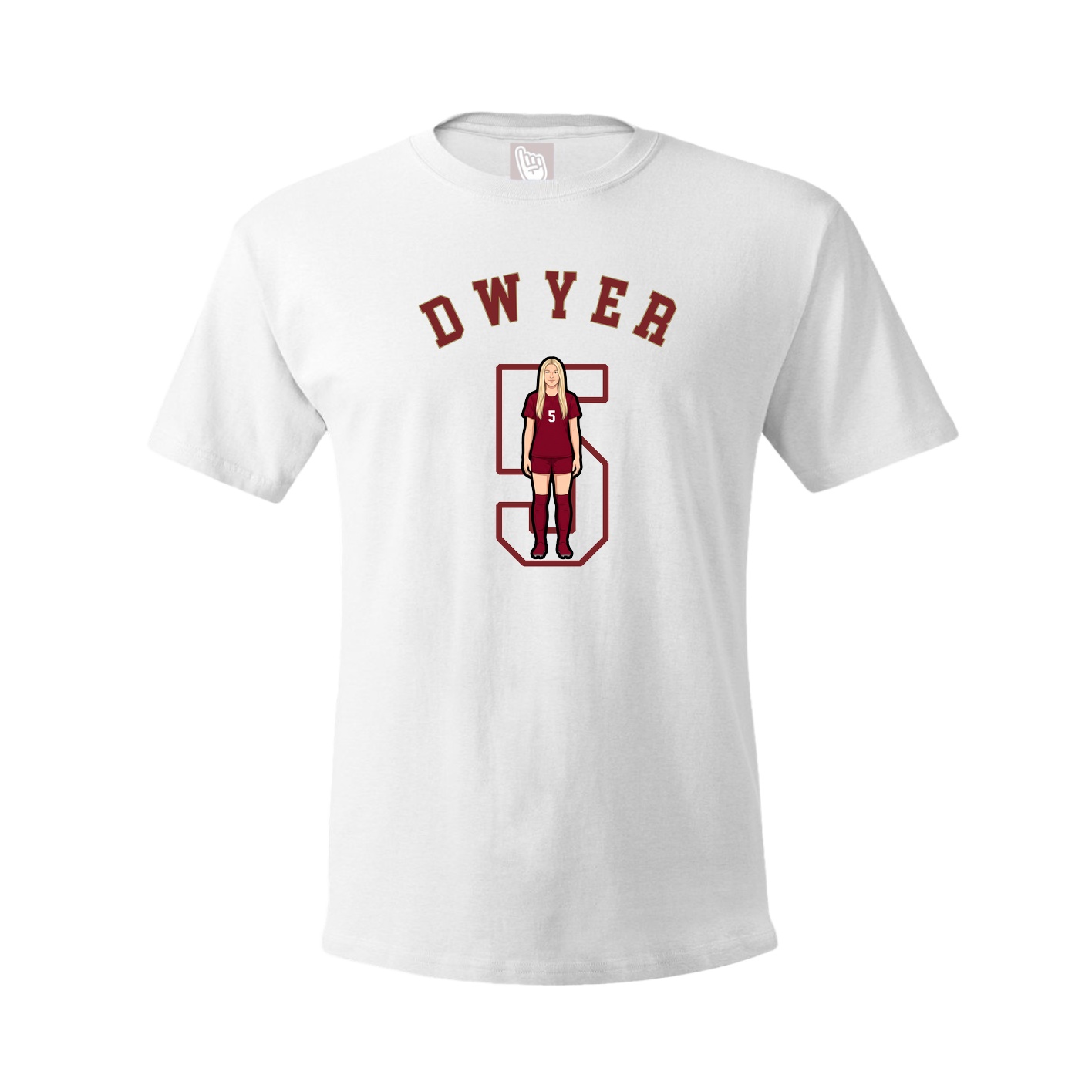 Tee — Shirsey Arch in White