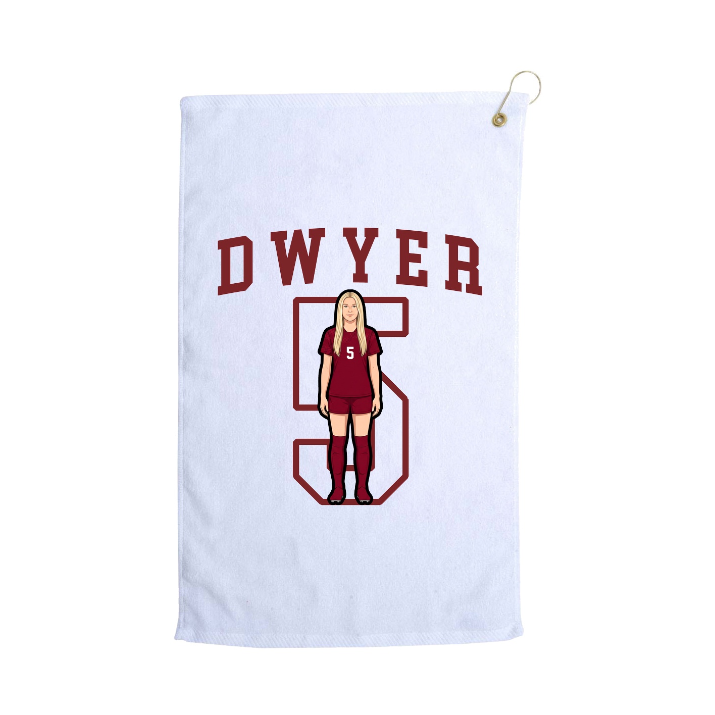 Golf Towel — Shirsey in White