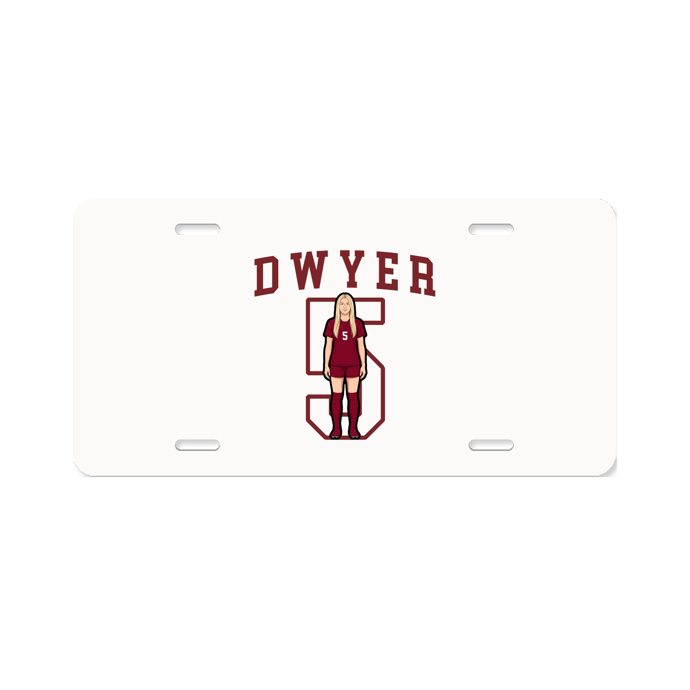 License Plate — Shirsey in Classic
