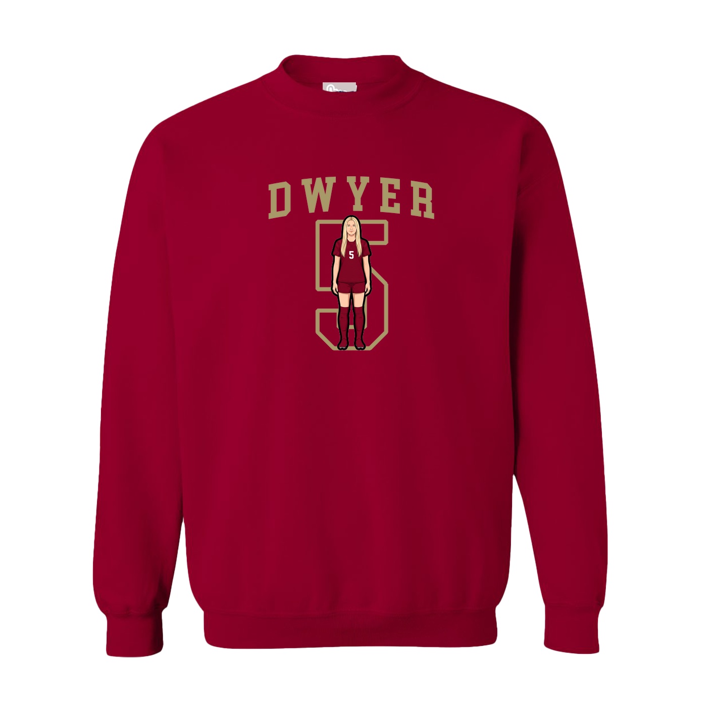 Fleece Crew — Shirsey in Cardinal