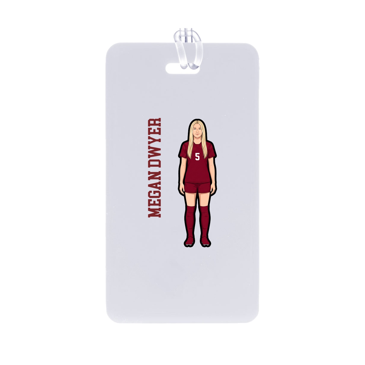 Bag Tag — Name Vertical in Classic
