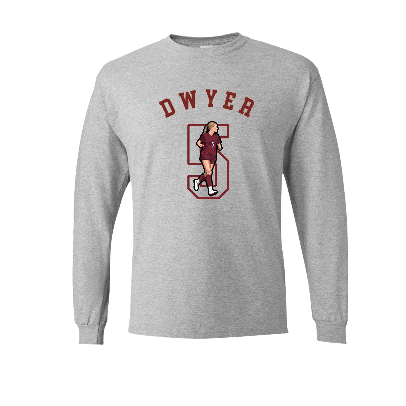 Long Sleeve Tee — Shirsey Arch in Grey