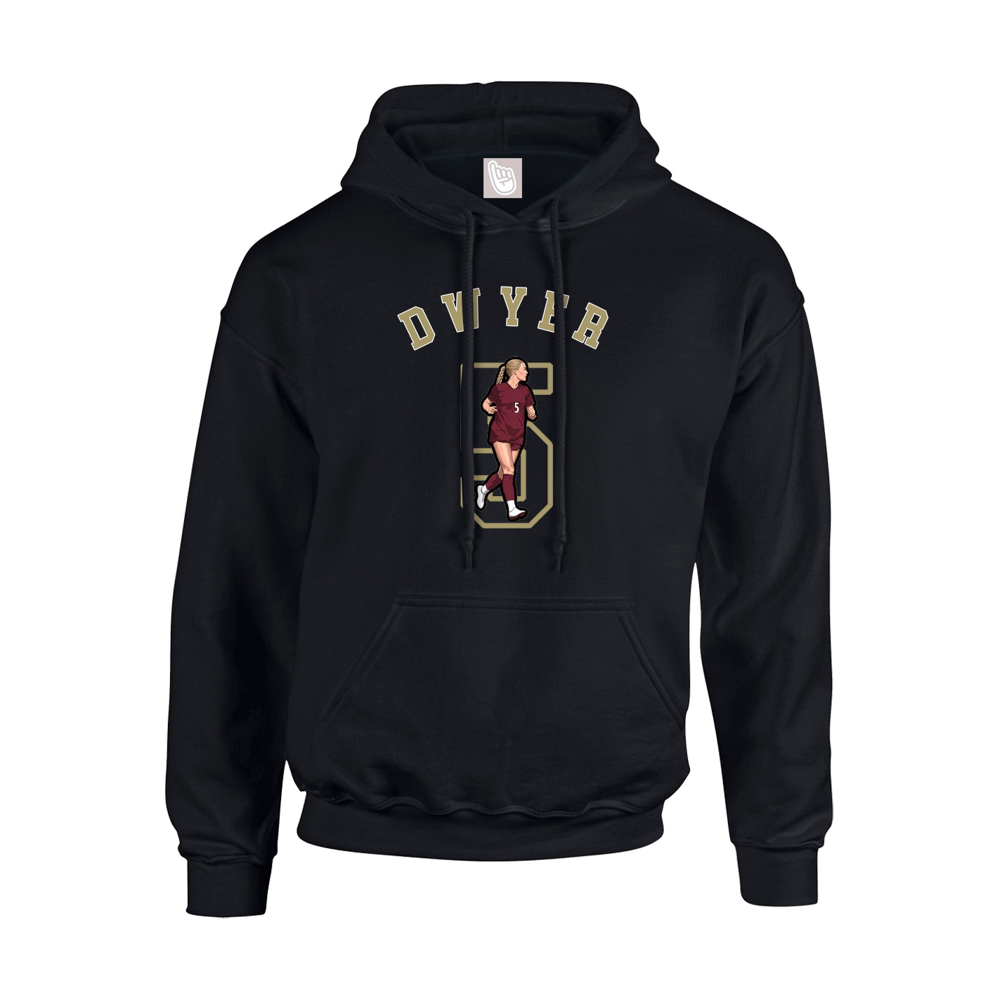 Hoodie — Shirsey Arch in Black