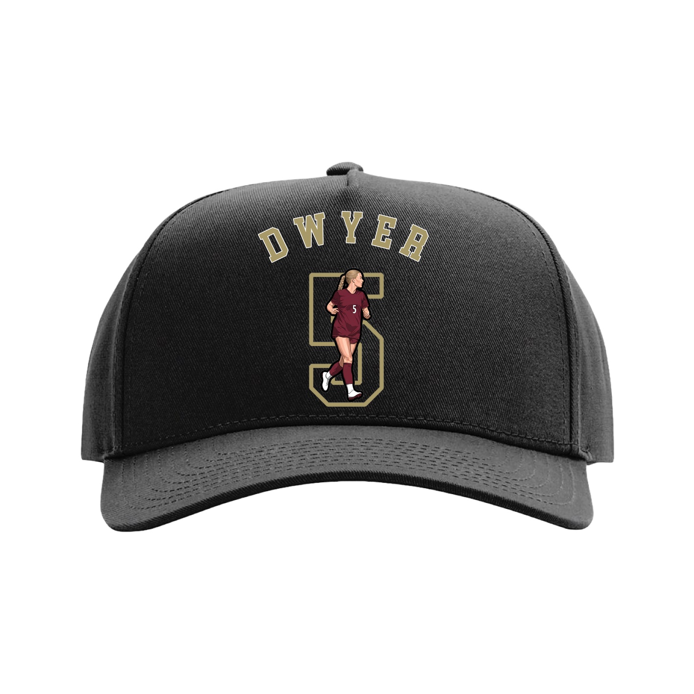 Full Fabric Five-Panel Champ Cap