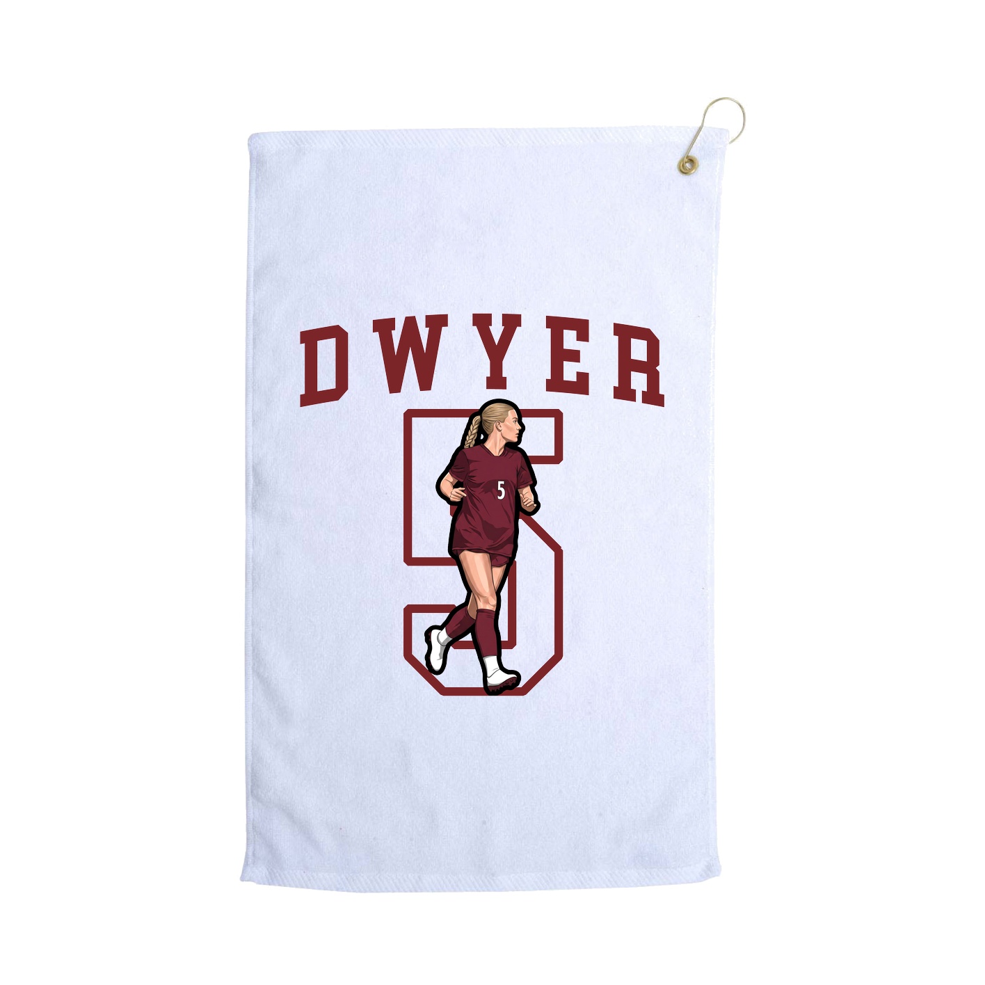 Golf Towel — Shirsey in White