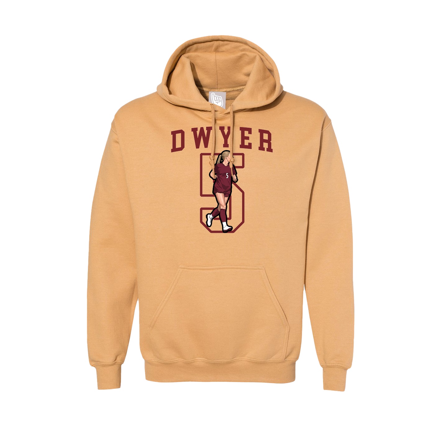 Hoodie — Shirsey in Vegas Gold