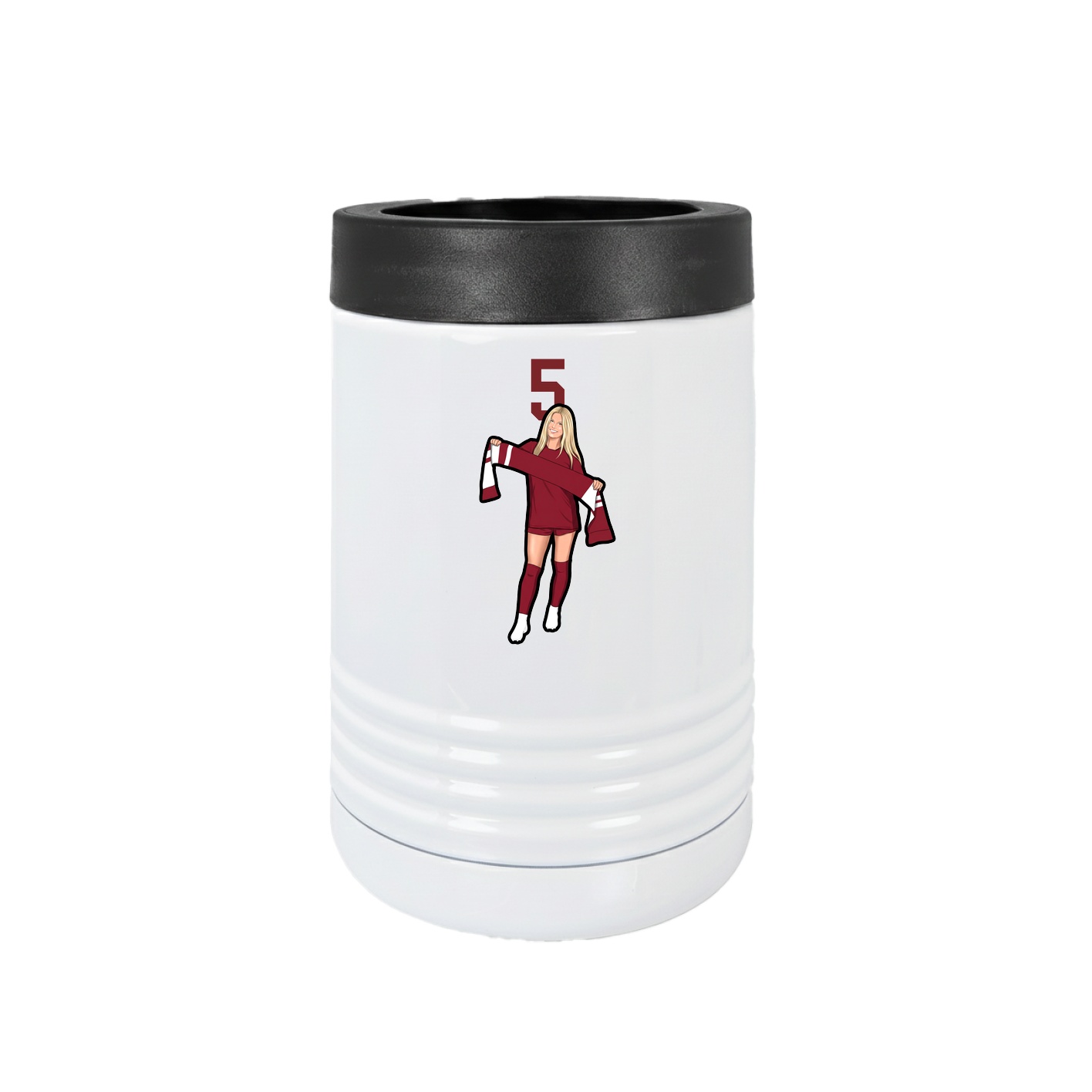 Beverage Holder — Number Top in White