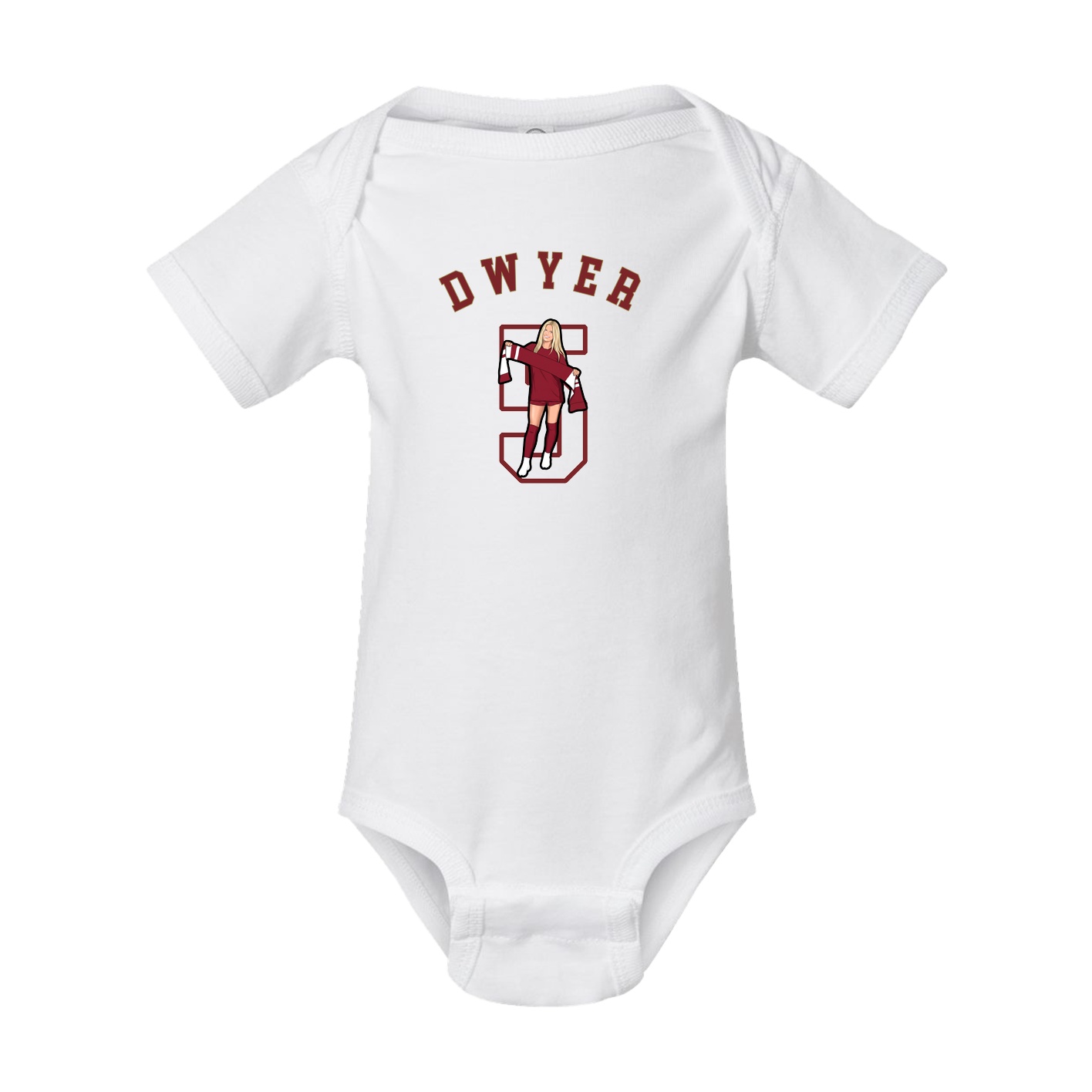 Baby Onesie — Shirsey Arch in White