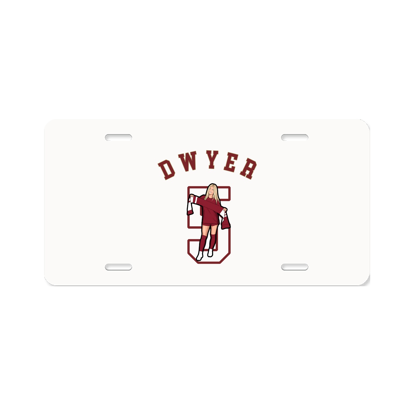 License Plate — Shirsey Arch in Classic