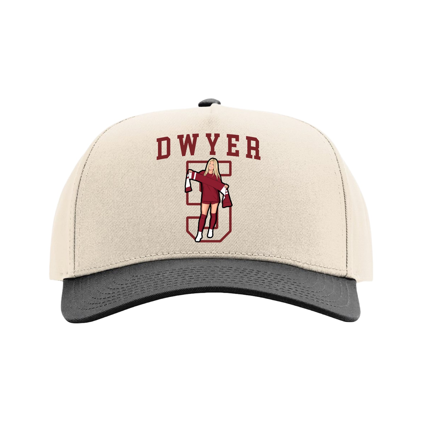 Full Fabric Five-Panel Champ Cap
