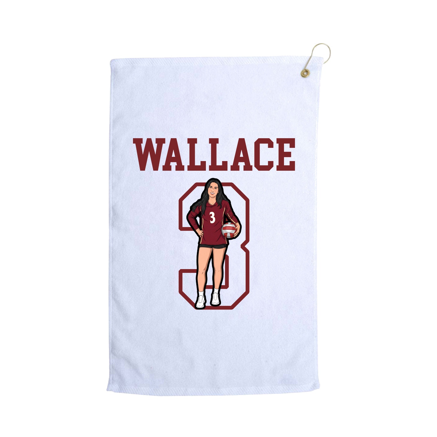 Golf Towel — Shirsey in White