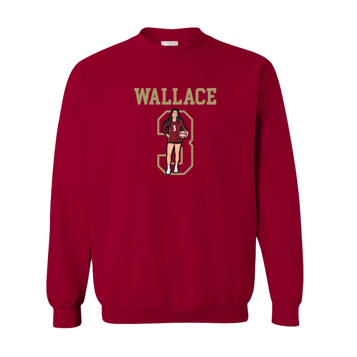 Fleece Crew — Shirsey in Cardinal