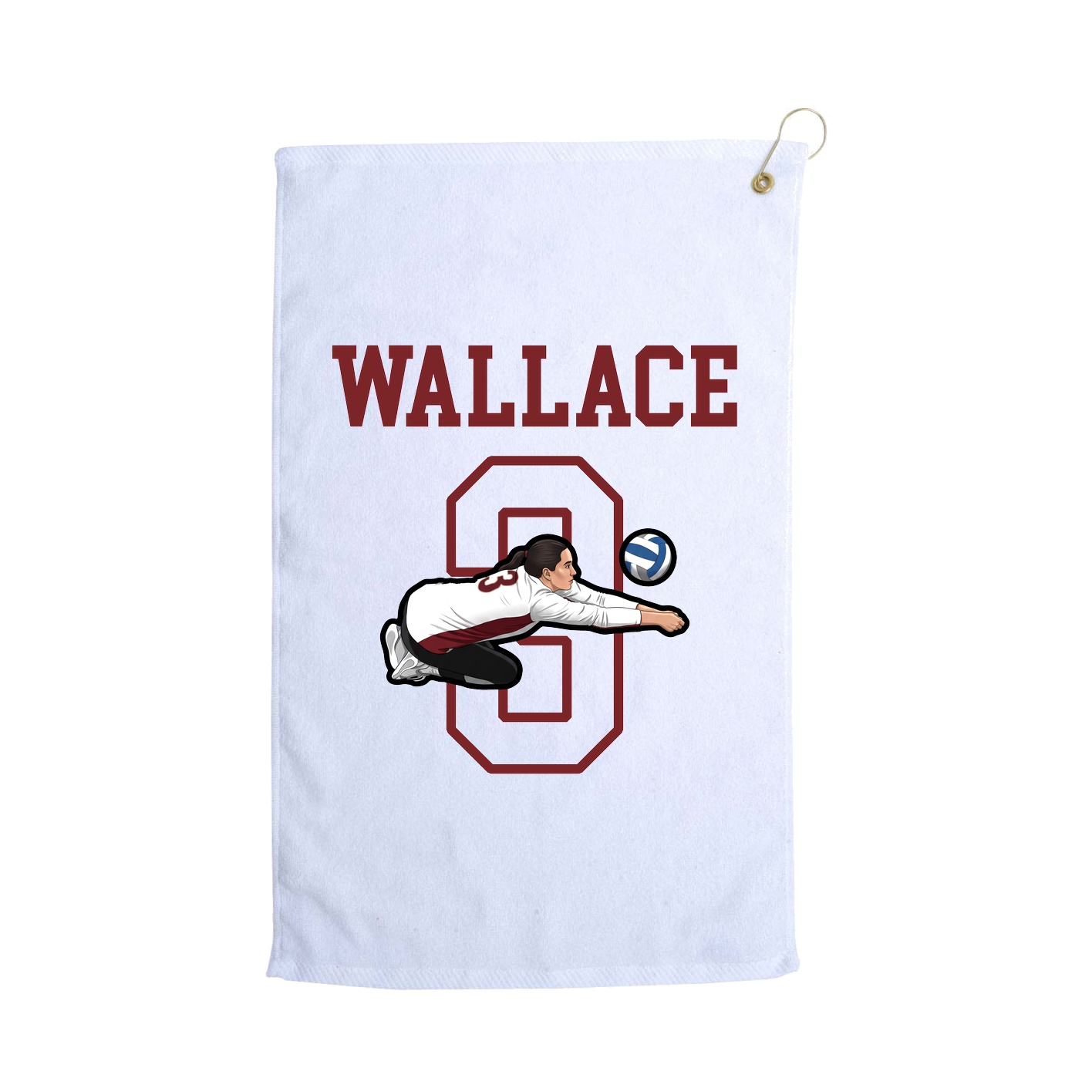 Golf Towel — Shirsey in White
