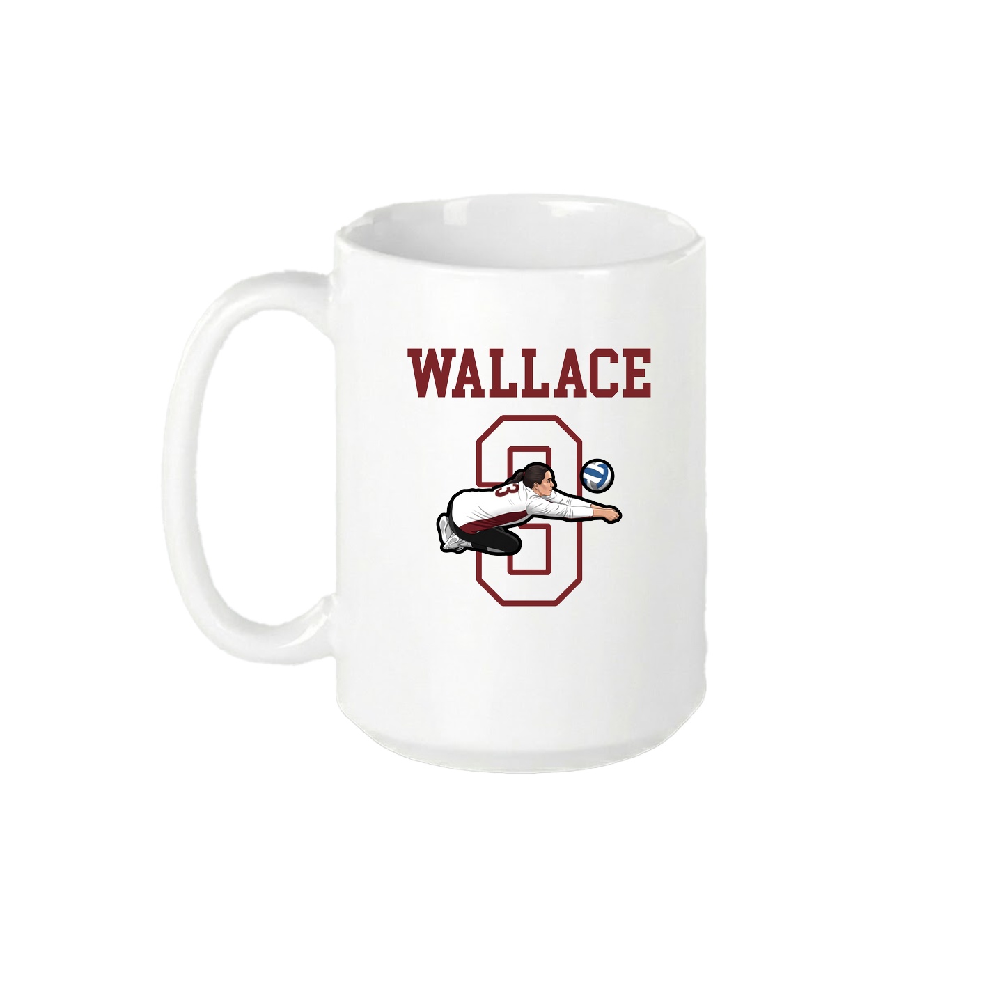15oz Coffee Mug — Shirsey in White