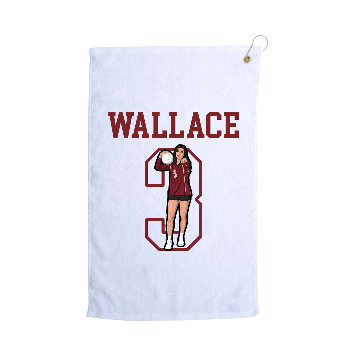 Golf Towel — Shirsey in White