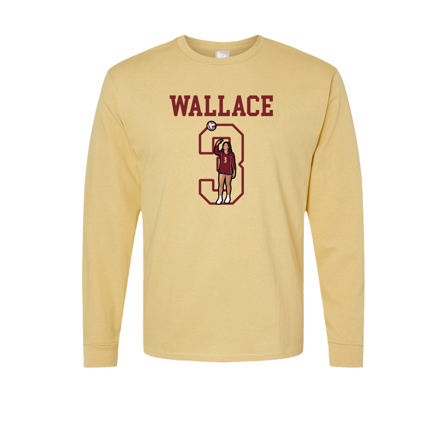 Long Sleeve Tee — Shirsey in Vegas Gold