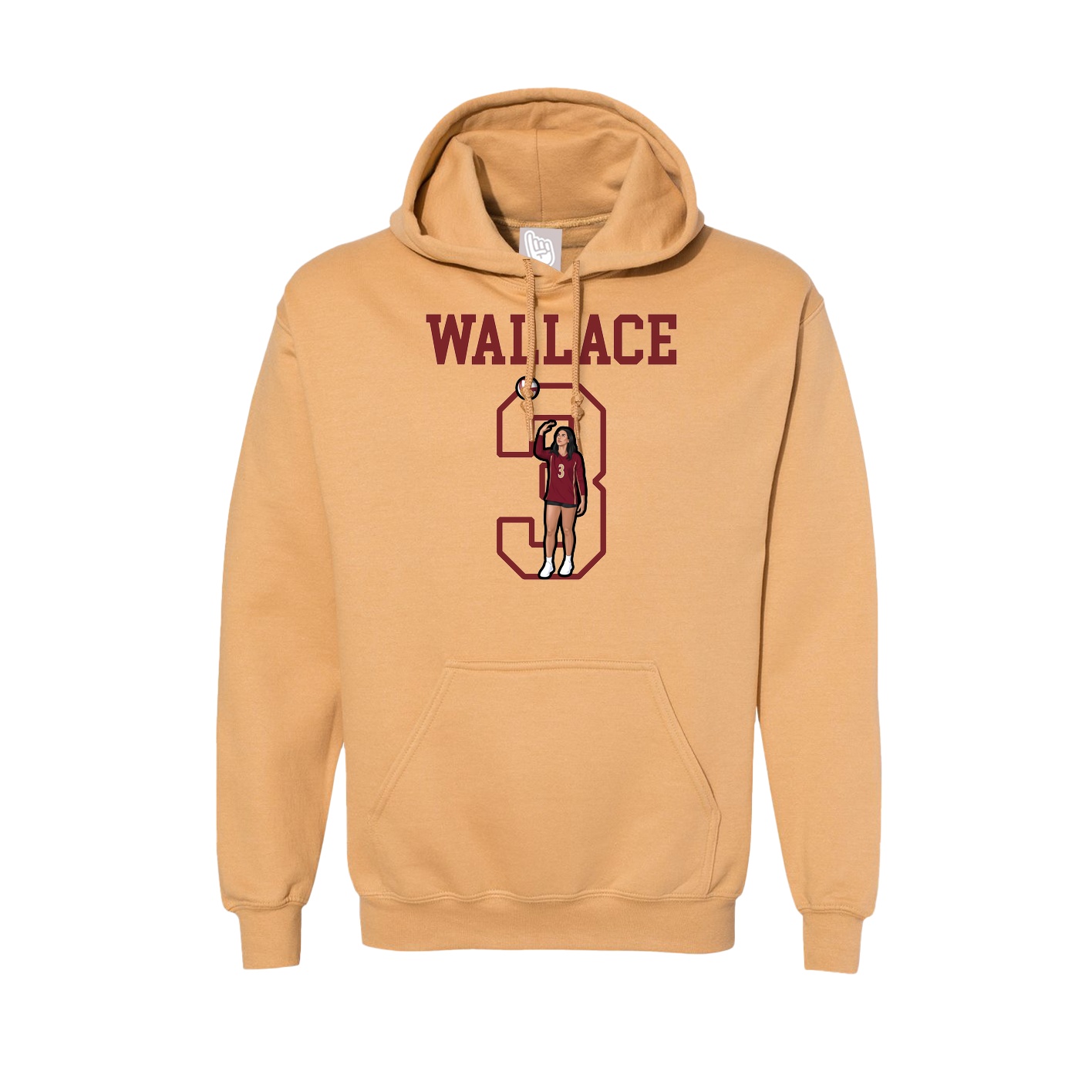 Hoodie — Shirsey in Vegas Gold