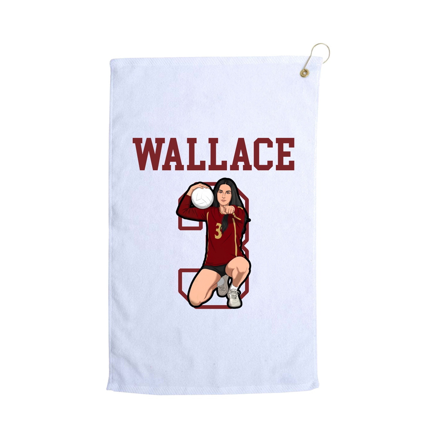 Golf Towel — Shirsey in White