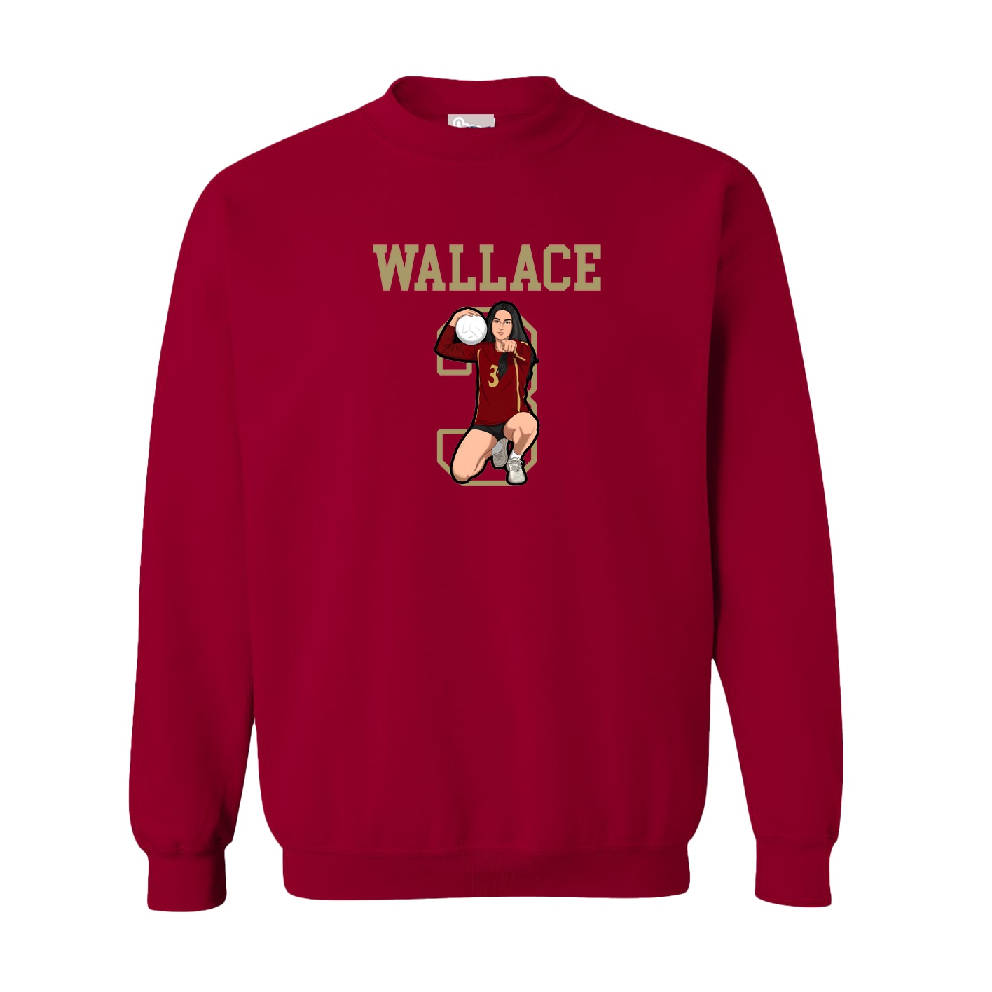 Fleece Crew — Shirsey in Cardinal
