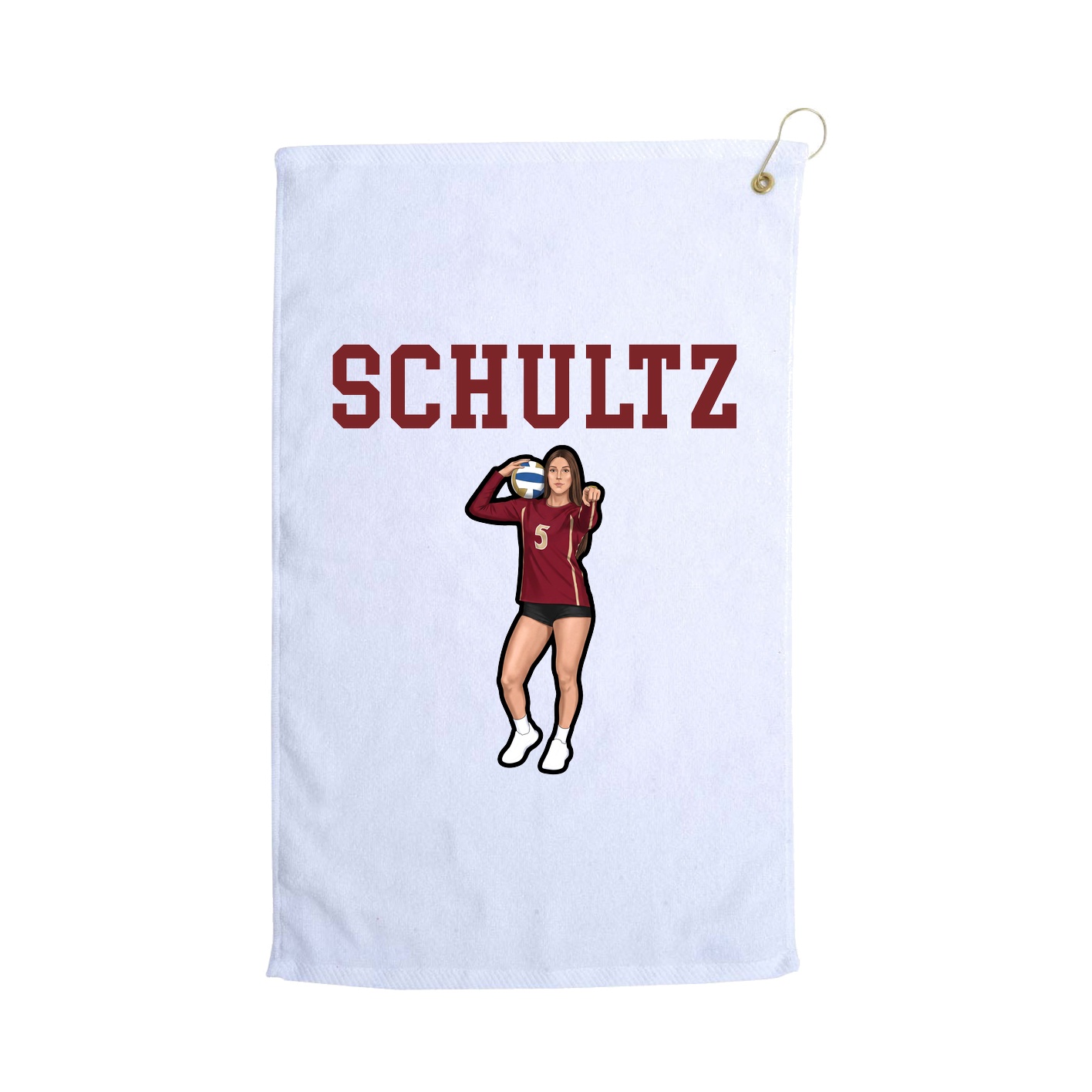 Golf Towel — Shirsey in White