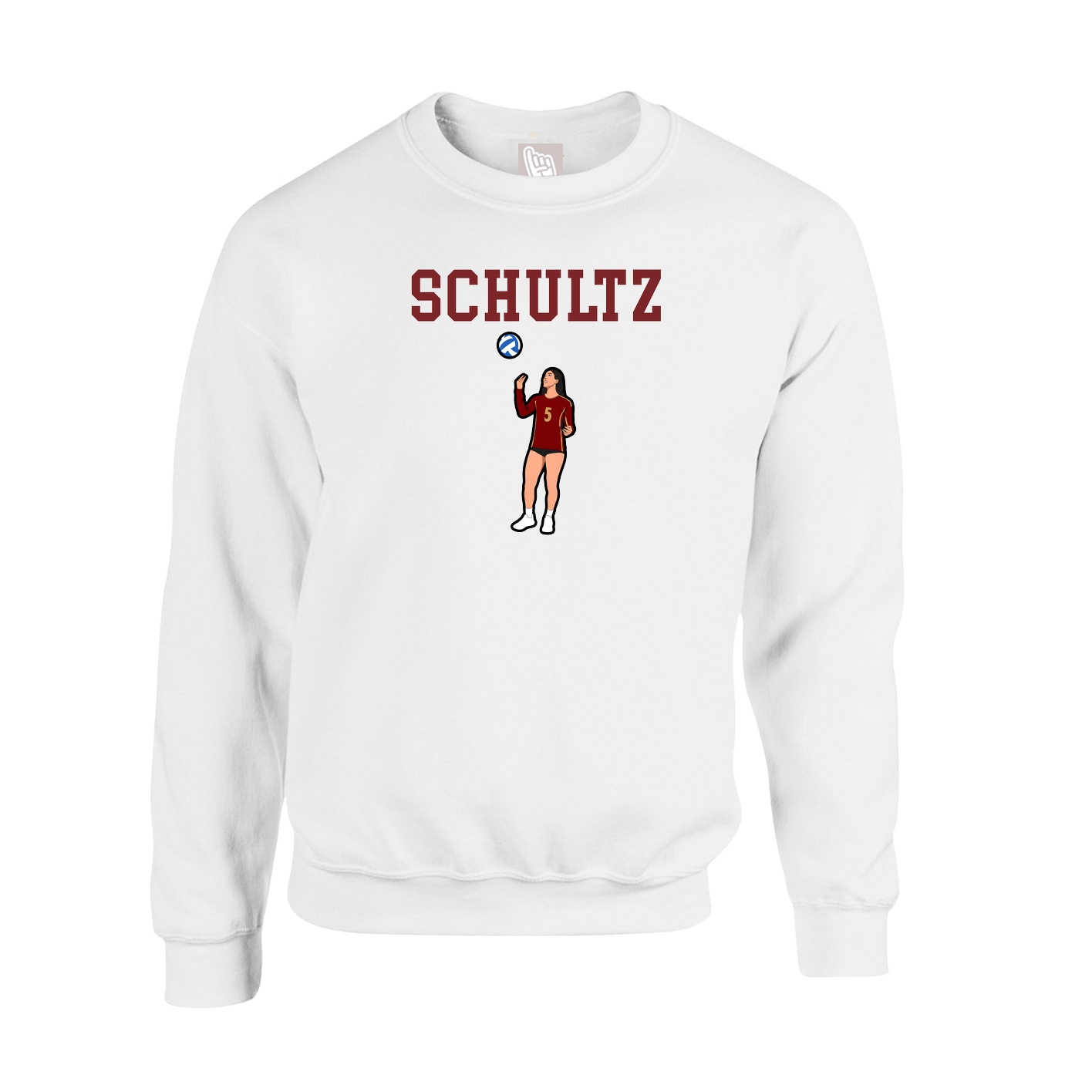 Fleece Crew — Shirsey in White