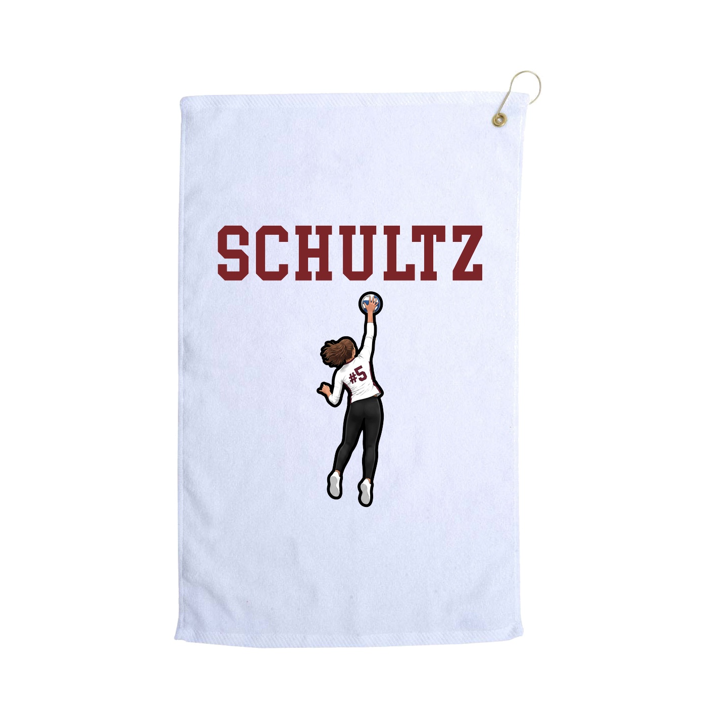 Golf Towel — Shirsey in White