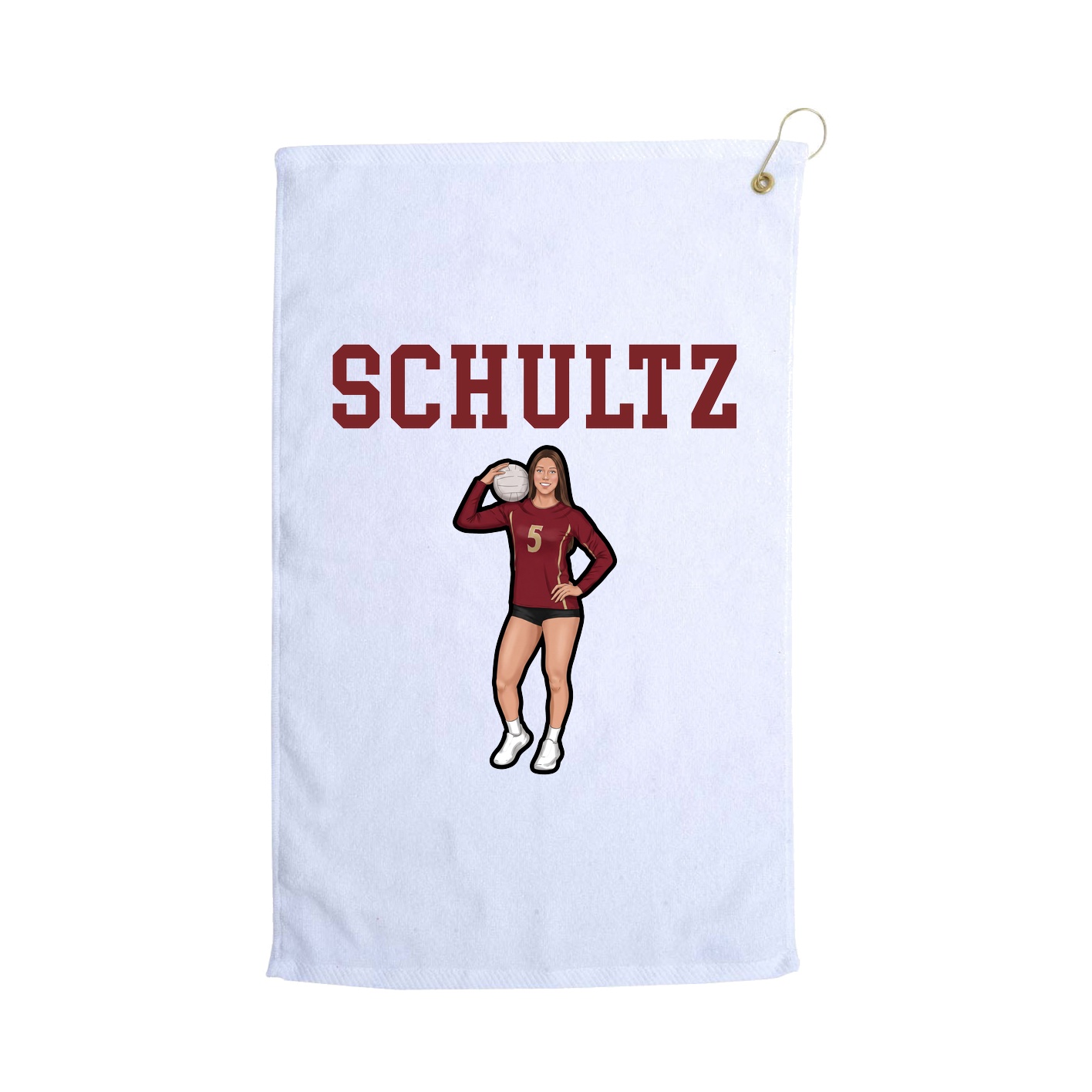 Golf Towel — Shirsey in White