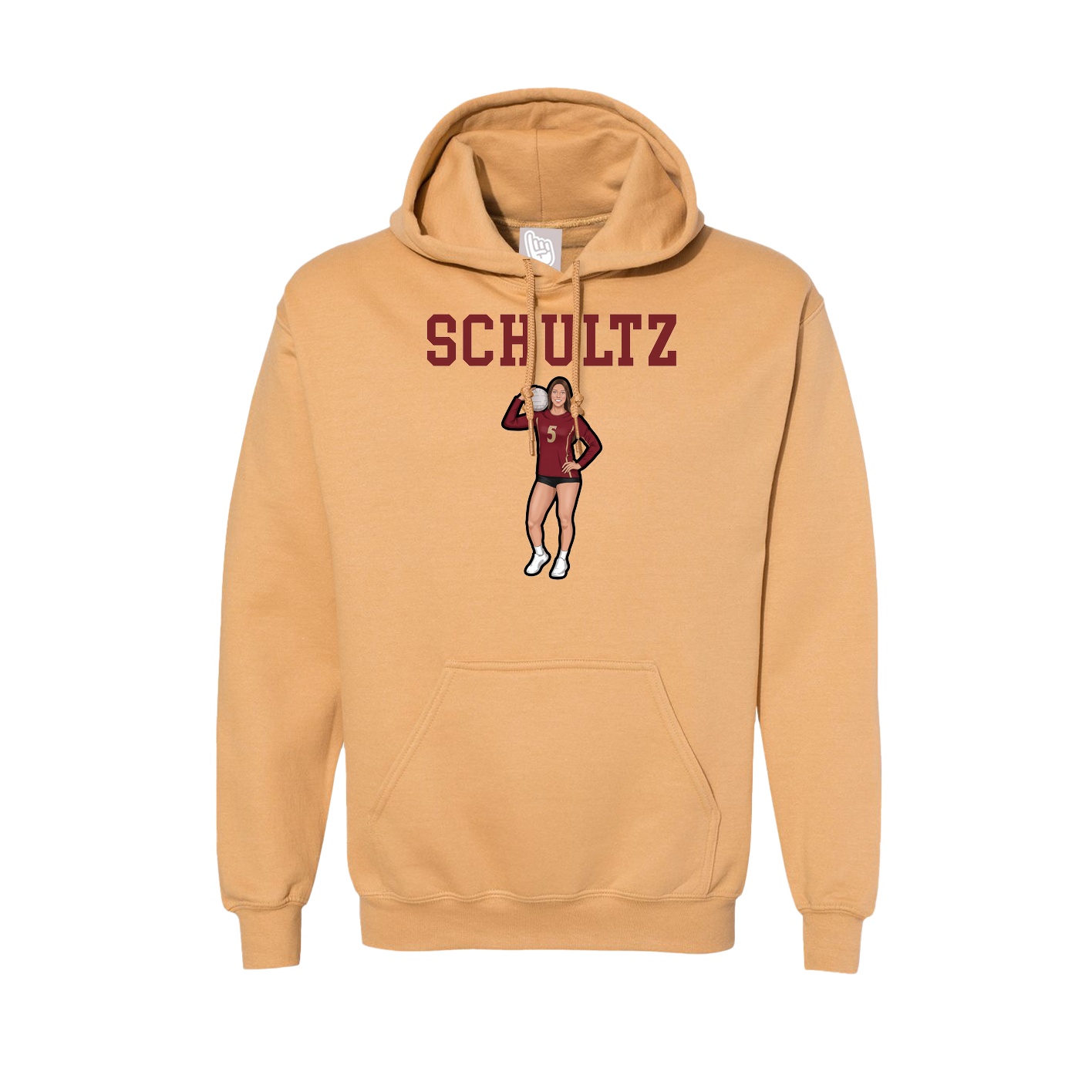 Hoodie — Shirsey in Vegas Gold