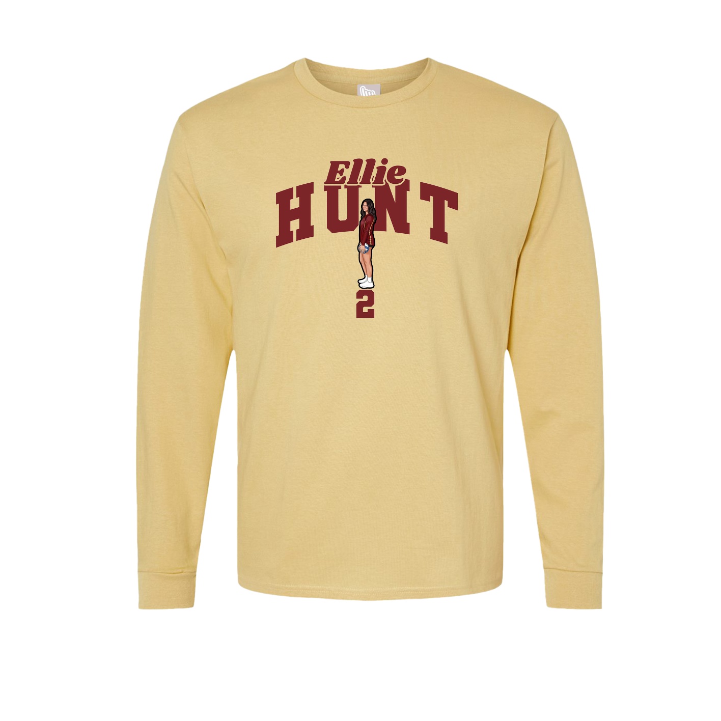 Long Sleeve Tee — Signature Arch in Vegas Gold