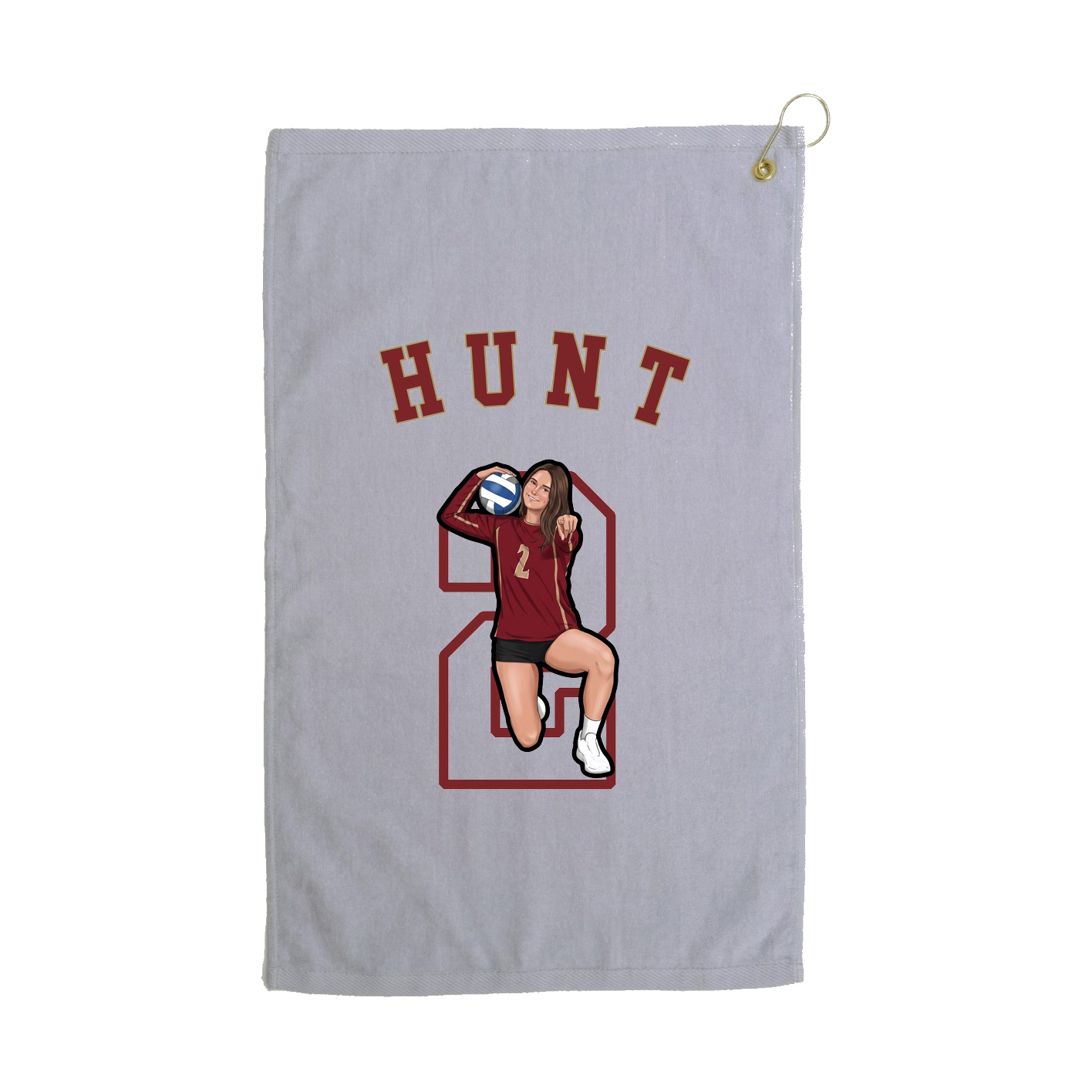 Golf Towel — Shirsey Arch in Grey