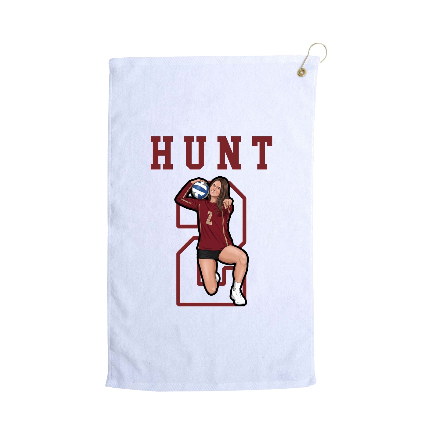 Golf Towel — Shirsey in White