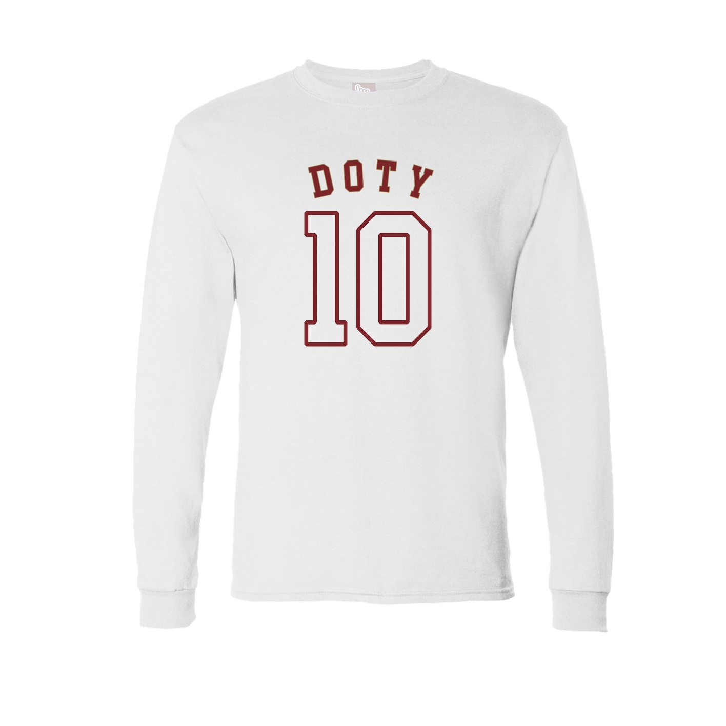 Long Sleeve Tee — Shirsey Arch in White