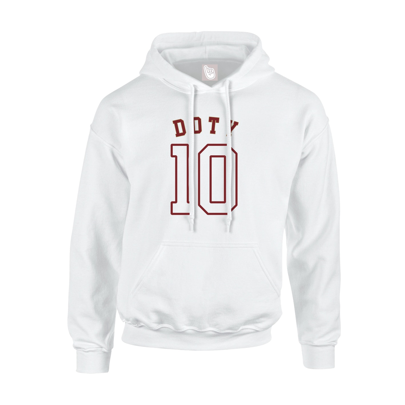 Youth Hoodie — Shirsey Arch in White