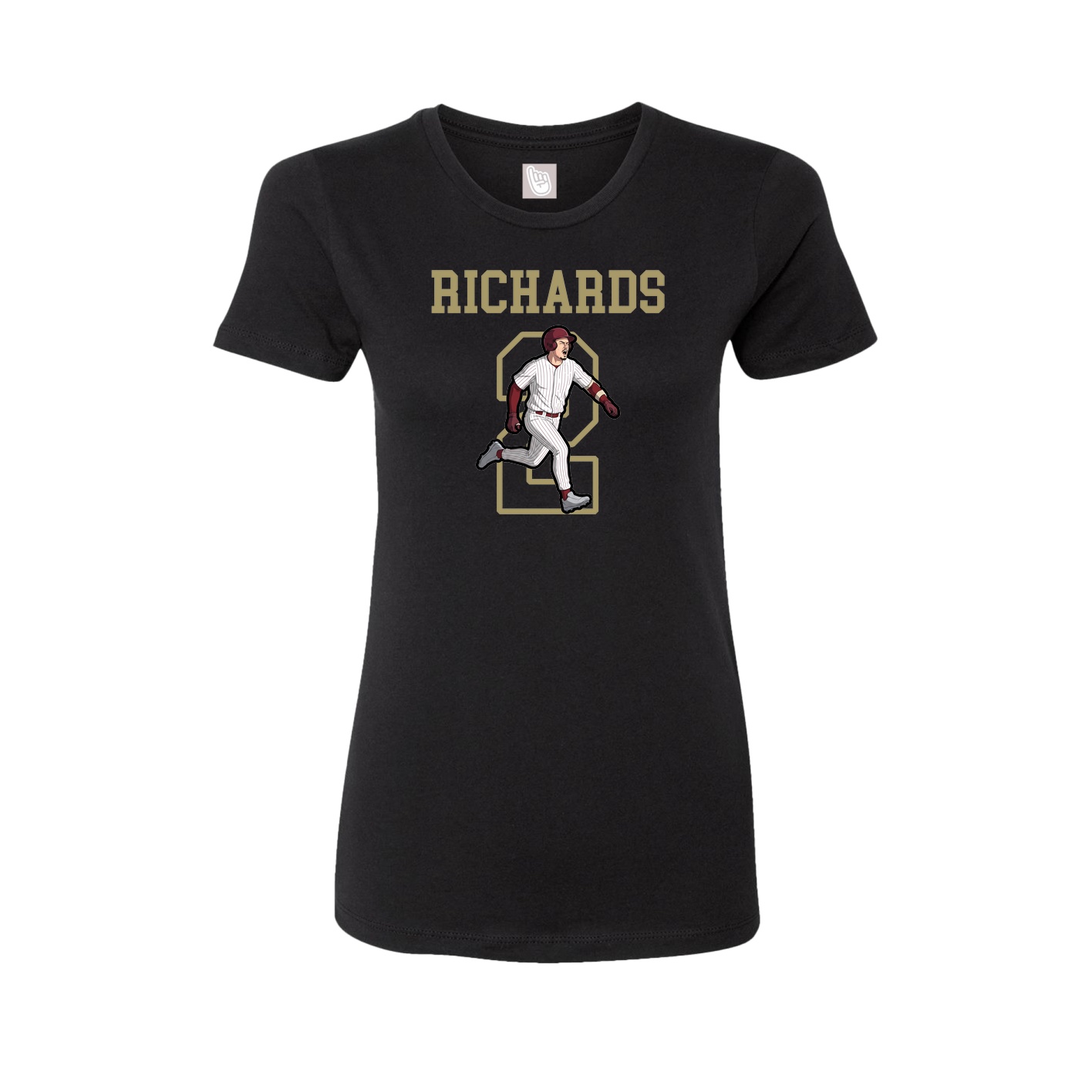 Fitted Women's Tee — Shirsey in Black